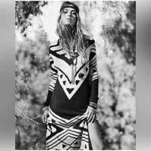 Free People Bauhaus Swit Maxi Dress